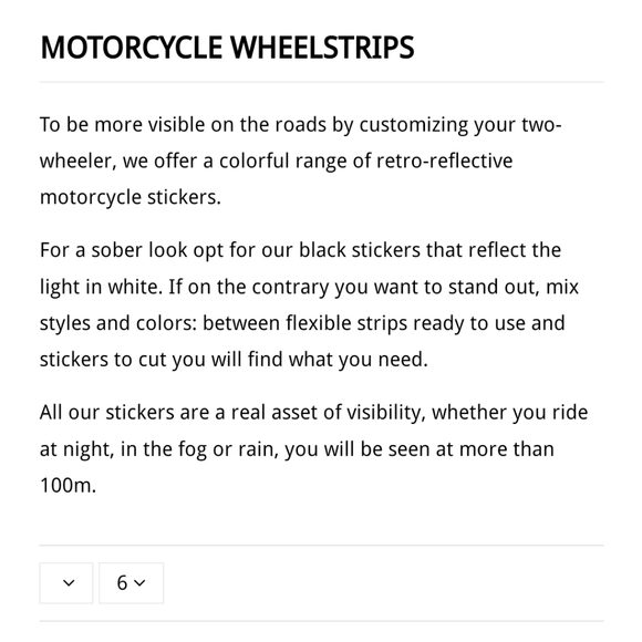 VFLUO Reflective Wheel Strips NEW! - Picture 4 of 6